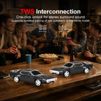 WS - 620 Classic Muscle Car Bluetooth Replica Speaker – Portable Wireless with HD Sound, TWS Stereo Pairing, LED Party Light, USB/TF/FM Support, Built - in Mic, Home Audio Cars Speaker Gift - WSTER