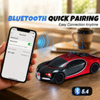 WS - 660 Hypercar Replica Bluetooth Speaker with LED Starry - Sky Display, Portable with HD Sound, LED Party Light, TWS Pairing, FM/USB/TF Playback, Built - in Mic, Best Idea for Hypercar Lovers - WSTER