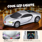 WS - 660 Hypercar Replica Bluetooth Speaker with LED Starry - Sky Display, Portable with HD Sound, LED Party Light, TWS Pairing, FM/USB/TF Playback, Built - in Mic, Best Idea for Hypercar Lovers - WSTER
