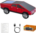 WS - 699 Solar Bluetooth Replica Speaker – Future Pickup Truck Design, HD Sound, TWS Stereo Pairing, FM Radio, LED Party Light, USB/TF Playback, Hands - Free Mic, Type - C Charging, Portable Gift - WSTER