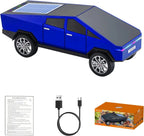 WS - 699 Solar Bluetooth Replica Speaker – Future Pickup Truck Design, HD Sound, TWS Stereo Pairing, FM Radio, LED Party Light, USB/TF Playback, Hands - Free Mic, Type - C Charging, Portable Gift - WSTER