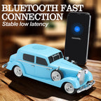 WSTER WS - 1934 Retro Classic Car Bluetooth Replica Speaker – Wireless HD Sound with FM Radio,TWS Stereo,LED Party Lights,Built - in Microphone Hands - Free Call, Surprise Portable Gift for Party Use - WSTER