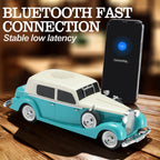 WSTER WS - 1934 Retro Classic Car Bluetooth Replica Speaker – Wireless HD Sound with FM Radio,TWS Stereo,LED Party Lights,Built - in Microphone Hands - Free Call, Surprise Portable Gift for Party Use - WSTER