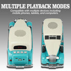 WSTER WS - 1934 Retro Classic Car Bluetooth Replica Speaker – Wireless HD Sound with FM Radio,TWS Stereo,LED Party Lights,Built - in Microphone Hands - Free Call, Surprise Portable Gift for Party Use - WSTER
