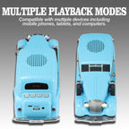 WSTER WS - 1934 Retro Classic Car Bluetooth Replica Speaker – Wireless HD Sound with FM Radio,TWS Stereo,LED Party Lights,Built - in Microphone Hands - Free Call, Surprise Portable Gift for Party Use - WSTER
