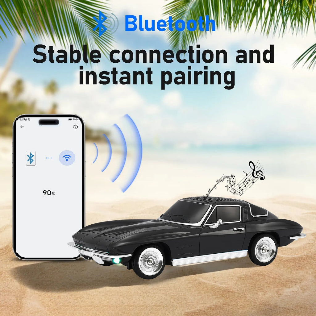 WSTER WS - 1969 Retro Sports Car Bluetooth Speaker - WSTER