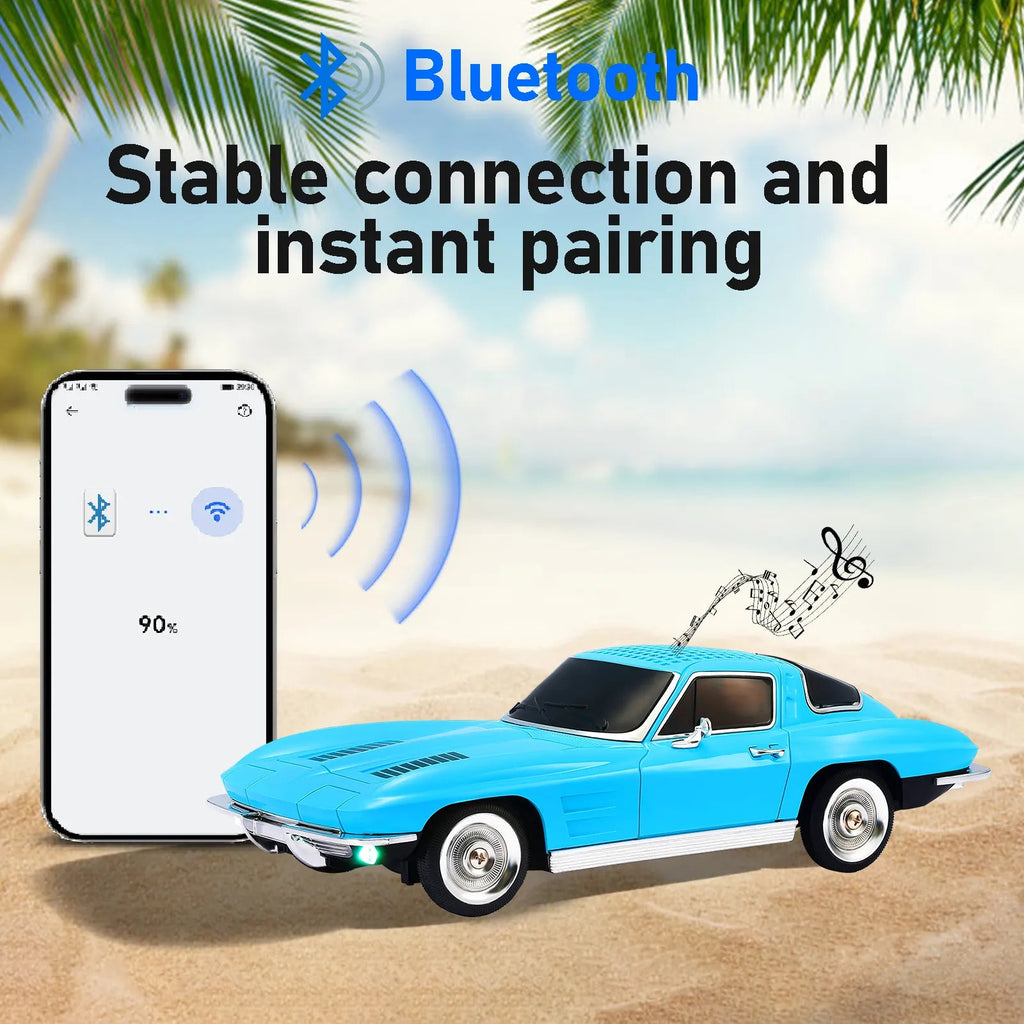 WSTER WS - 1969 Retro Sports Car Bluetooth Speaker - WSTER