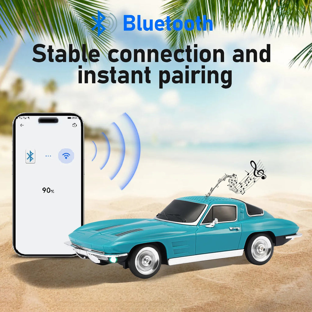 WSTER WS - 1969 Retro Sports Car Bluetooth Speaker - WSTER