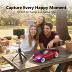 WSTER WS - 593 Grand Touring Sports Car Replica Bluetooth Speaker, LED Party Light, Portable Wireless Audio, TWS Pairing, FM Radio, TF Playback, Hands - Free Calling, Wonderful Choice for Kids - WSTER