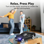WSTER WS - 593 Grand Touring Sports Car Replica Bluetooth Speaker, LED Party Light, Portable Wireless Audio, TWS Pairing, FM Radio, TF Playback, Hands - Free Calling, Wonderful Choice for Kids - WSTER