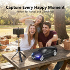 WSTER WS - 593 Grand Touring Sports Car Replica Bluetooth Speaker, LED Party Light, Portable Wireless Audio, TWS Pairing, FM Radio, TF Playback, Hands - Free Calling, Wonderful Choice for Kids - WSTER