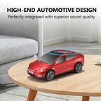 WSTER WS - 595 Modern Electric Sedan Replica Bluetooth Speaker, LED Flashing Effect, Portable Wireless Audio, TWS Pairing, FM, TF Playback, Hands - Free Calling, Wonderful Holiday Choice for Kids - WSTER