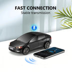 WSTER WS - 595 Modern Electric Sedan Replica Bluetooth Speaker, LED Flashing Effect, Portable Wireless Audio, TWS Pairing, FM, TF Playback, Hands - Free Calling, Wonderful Holiday Choice for Kids - WSTER