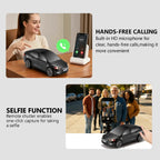 WSTER WS - 595 Modern Electric Sedan Replica Bluetooth Speaker, LED Flashing Effect, Portable Wireless Audio, TWS Pairing, FM, TF Playback, Hands - Free Calling, Wonderful Holiday Choice for Kids - WSTER