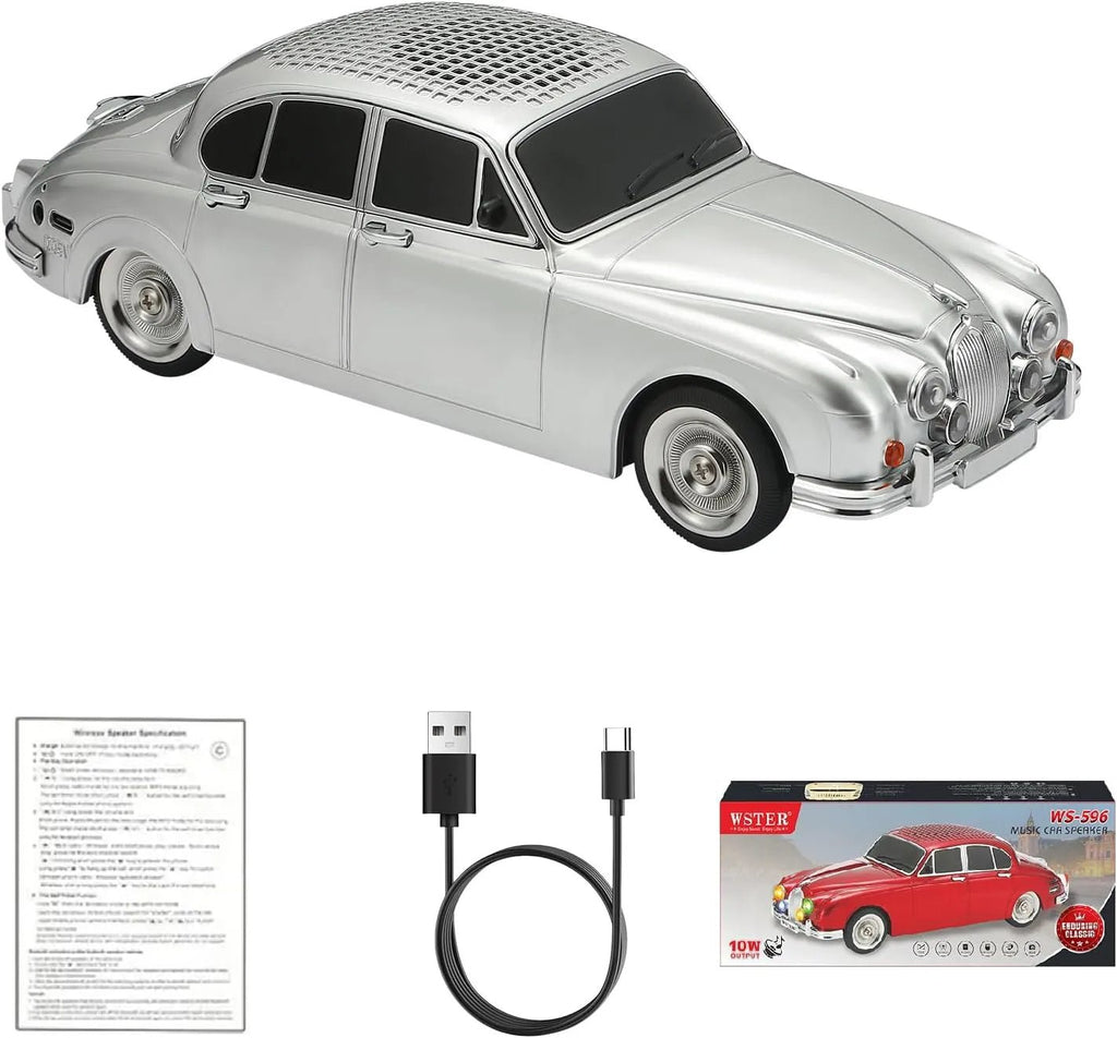 WSTER WS - 596 Retro Sedan Bluetooth Speaker - WSTER