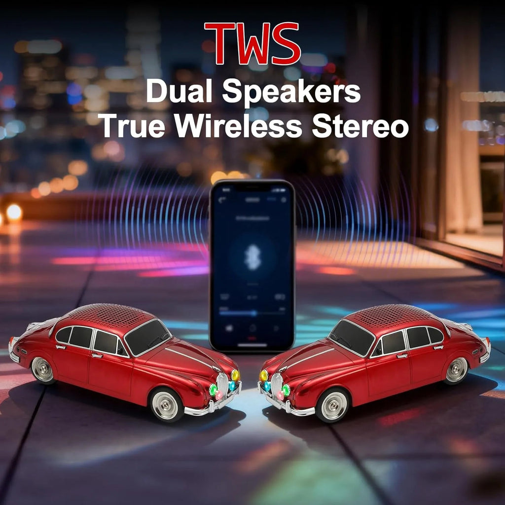 WSTER WS - 596 Retro Sedan Bluetooth Speaker - WSTER