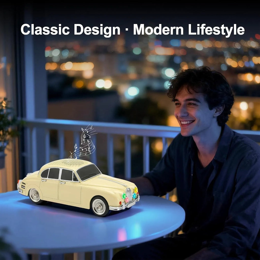 WSTER WS - 596 Retro Sedan Bluetooth Speaker - WSTER