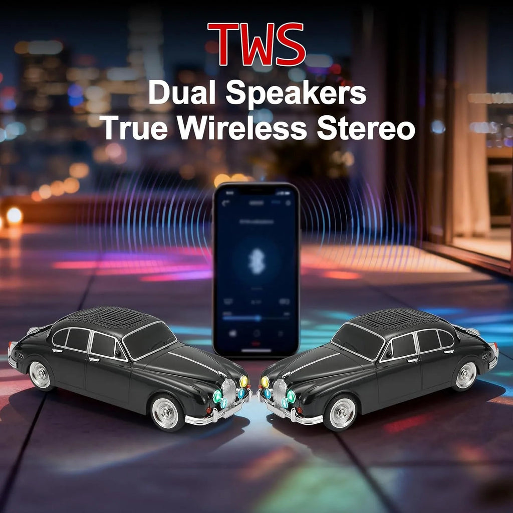 WSTER WS - 596 Retro Sedan Bluetooth Speaker - WSTER