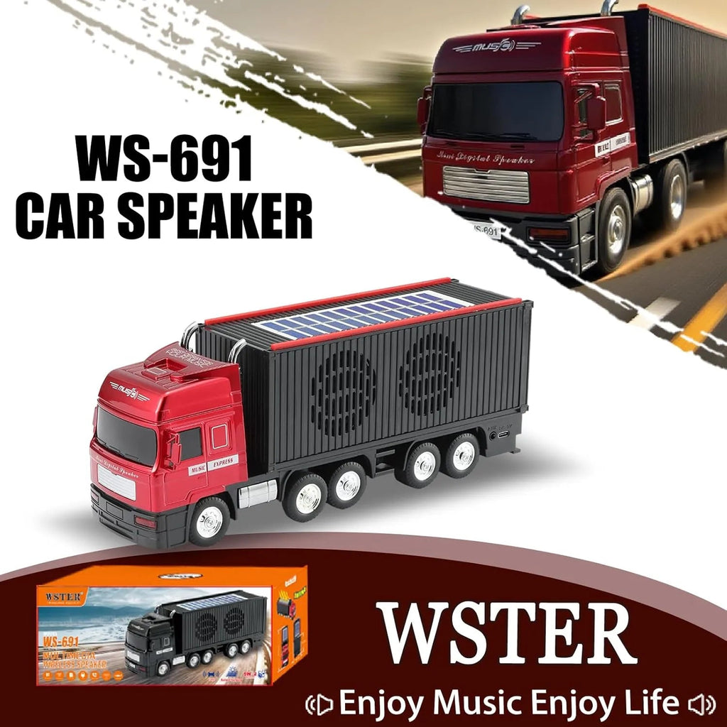 WSTER WS - 691 Solar Truck Bluetooth Speaker - WSTER