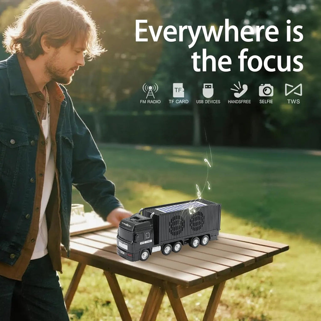 WSTER WS - 691 Solar Truck Bluetooth Speaker - WSTER
