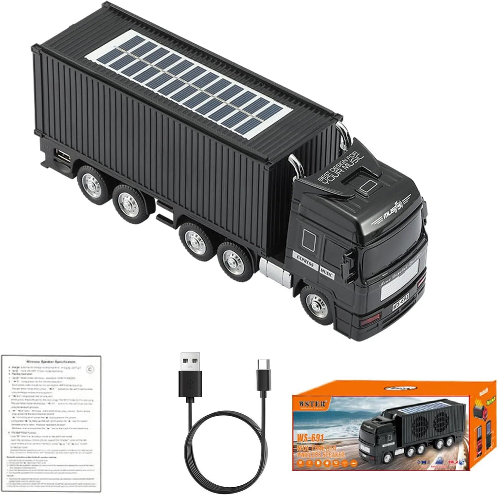 WSTER WS - 691 Solar Truck Bluetooth Speaker - WSTER