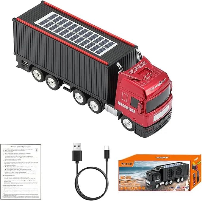 WSTER WS - 691 Solar Truck Bluetooth Speaker - WSTER