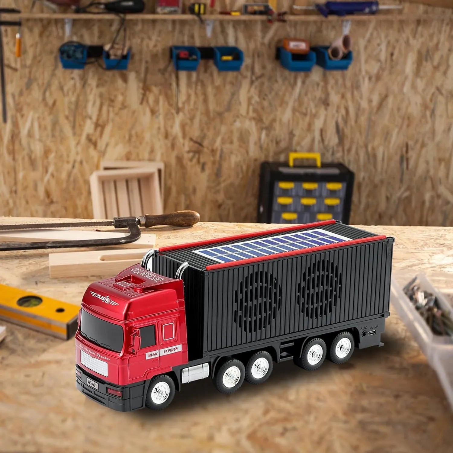 WSTER WS - 691 Solar Truck Bluetooth Speaker - WSTER
