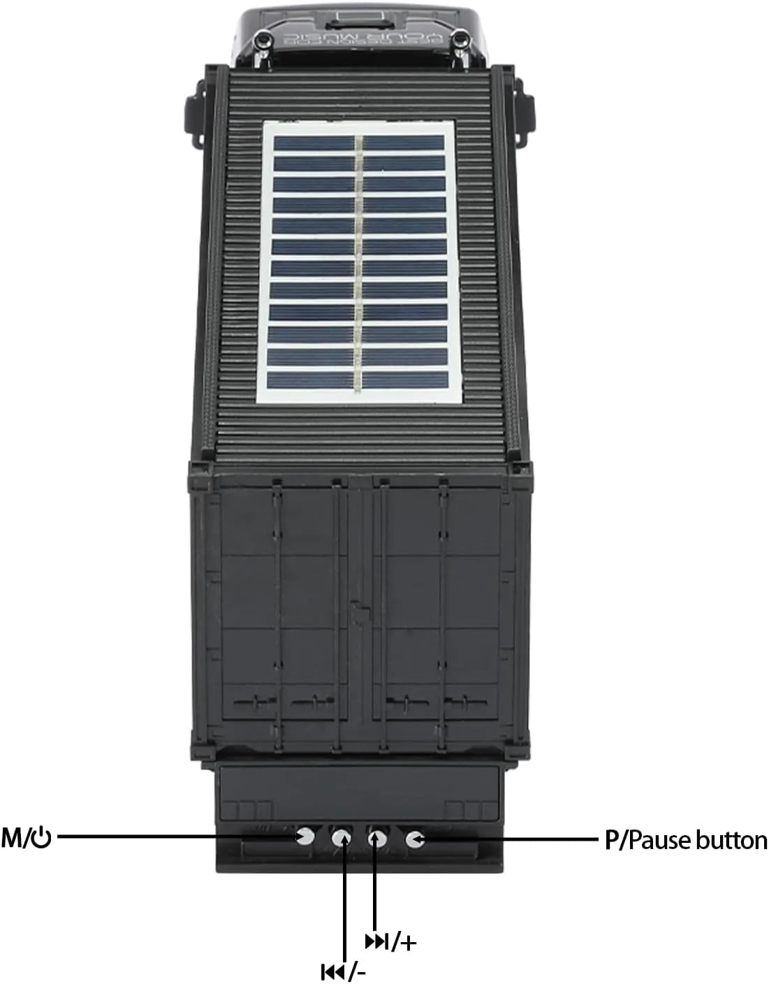WSTER WS - 691 Solar Truck Bluetooth Speaker - WSTER