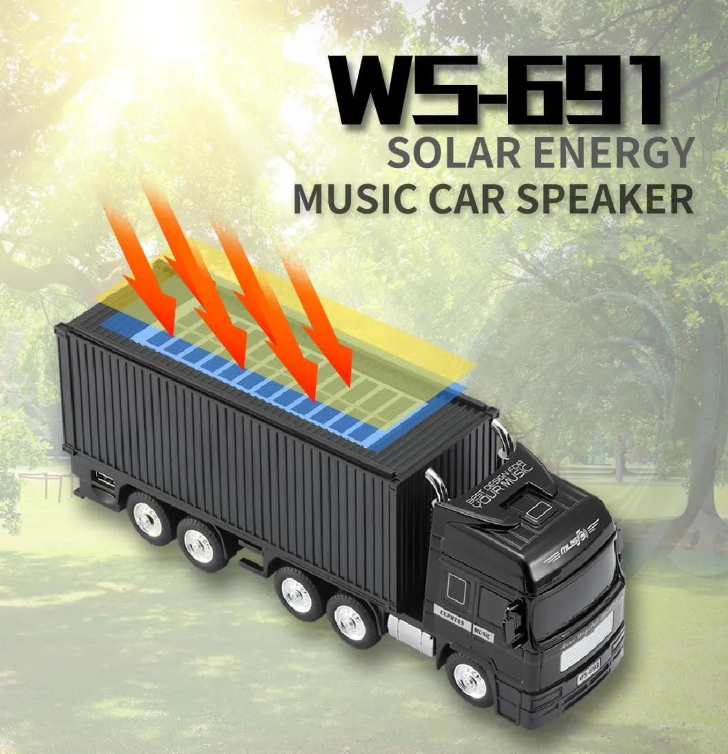WSTER WS - 691 Solar Truck Bluetooth Speaker - WSTER