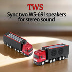 WSTER WS - 691 Solar Truck Bluetooth Speaker - WSTER