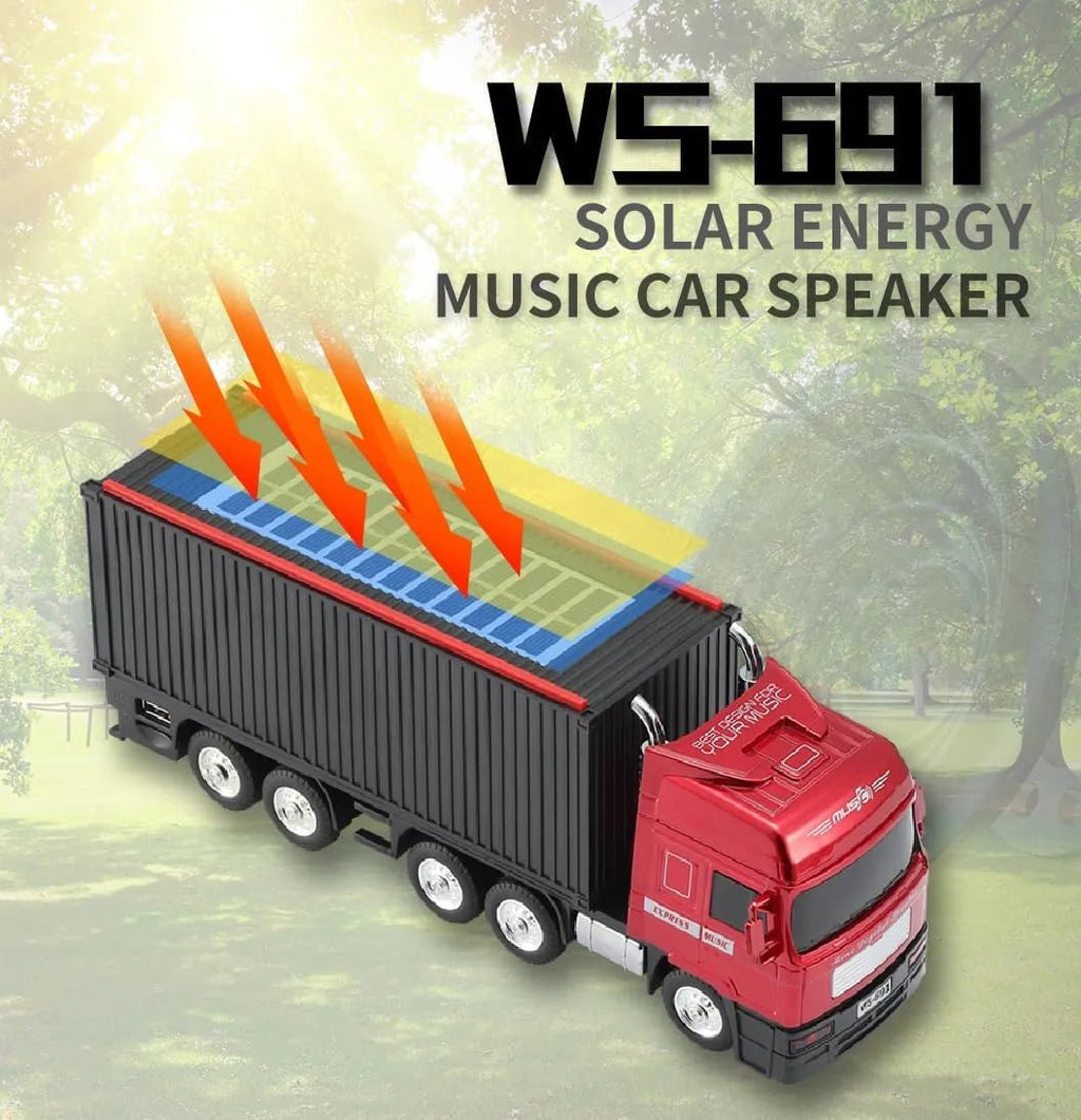 WSTER WS - 691 Solar Truck Bluetooth Speaker - WSTER