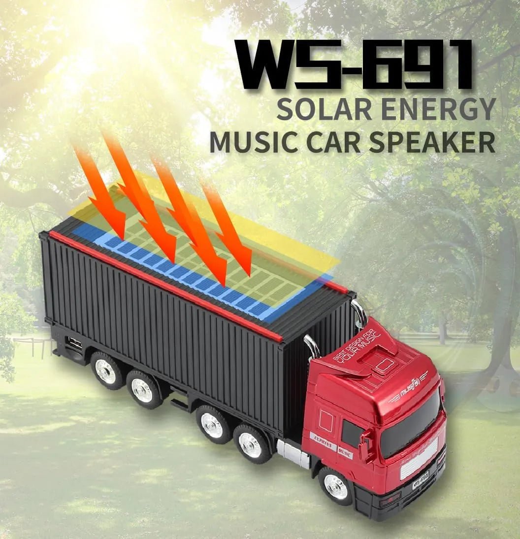 WSTER WS - 691 Solar Truck Bluetooth Speaker - WSTER