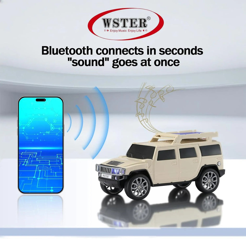 WSTER WS - 696 Solar Off - Road Car Bluetooth Speaker - WSTER