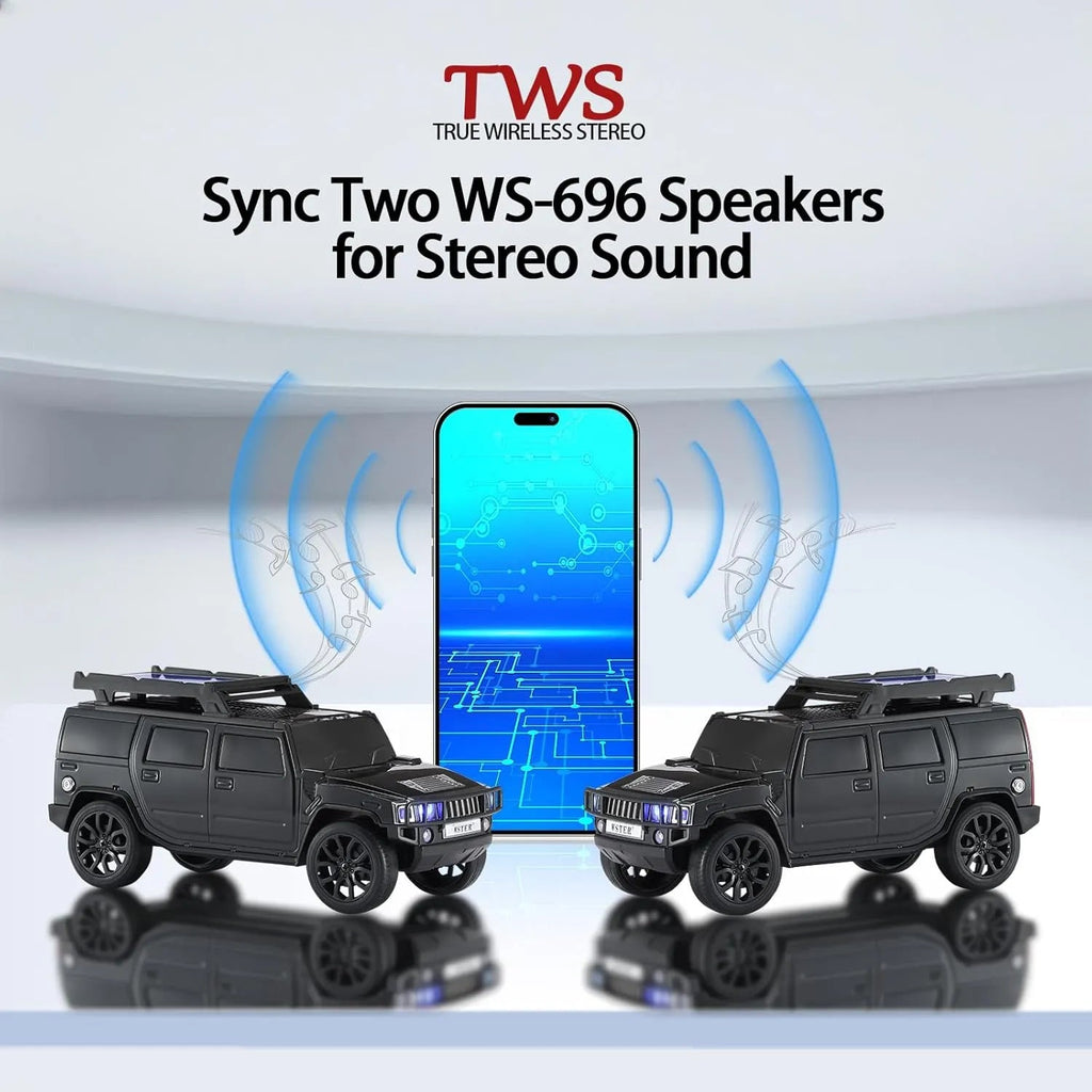 WSTER WS - 696 Solar Off - Road Car Bluetooth Speaker - WSTER