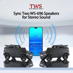 WSTER WS - 696 Solar Off - Road Car Bluetooth Speaker - WSTER
