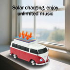 WSTER WS - 698 Retro Minibus Solar Bluetooth Speaker - WSTER