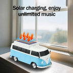 WSTER WS - 698 Retro Minibus Solar Bluetooth Speaker - WSTER