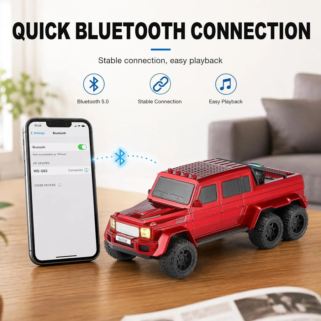 WSTER WS - G63 6 - Wheel Pickup Truck Bluetooth Speaker - WSTER