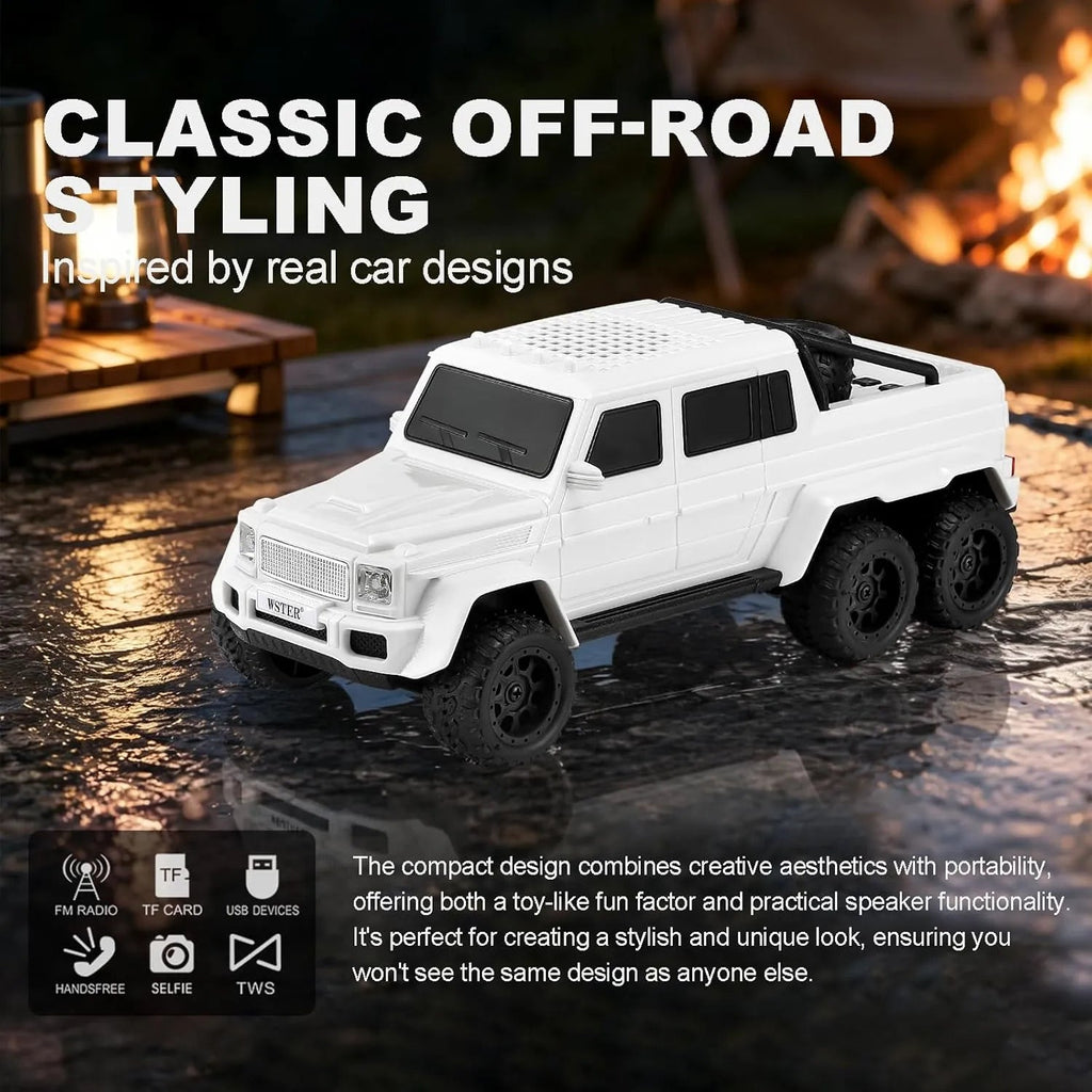 WSTER WS - G63 6 - Wheel Pickup Truck Bluetooth Speaker - WSTER