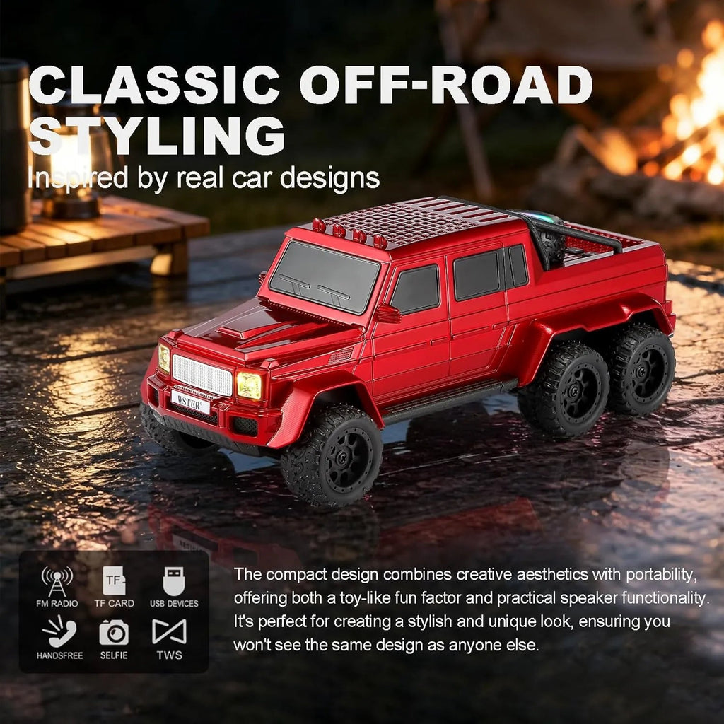 WSTER WS - G63 6 - Wheel Pickup Truck Bluetooth Speaker - WSTER