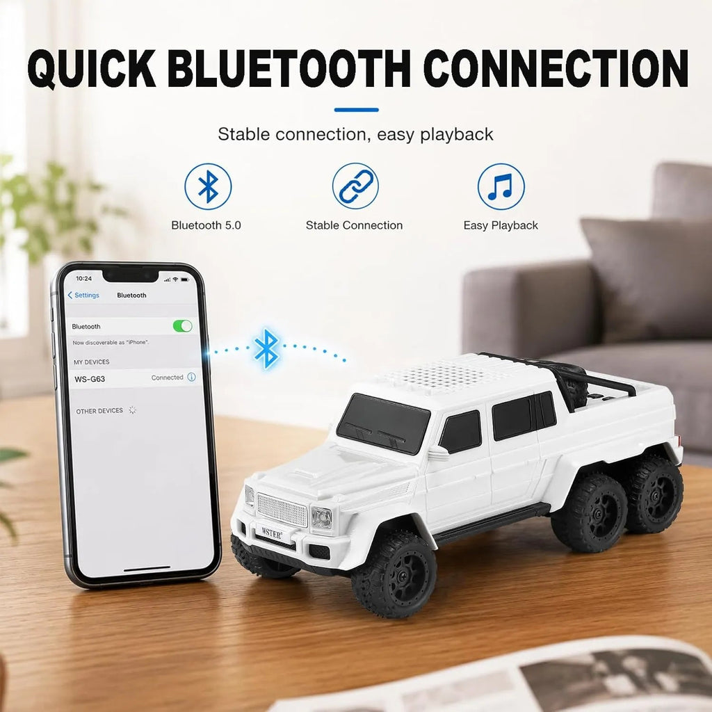 WSTER WS - G63 6 - Wheel Pickup Truck Bluetooth Speaker - WSTER