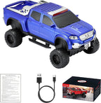 WSTER WS - X65 Pickup Truck Replica Bluetooth Speaker – HD Sound, FM Radio, TWS Stereo, LED Party Lights, USB/TF Playback, Built - in Mic – Cool Portable Car Design Speaker for Outdoors & Home - WSTER